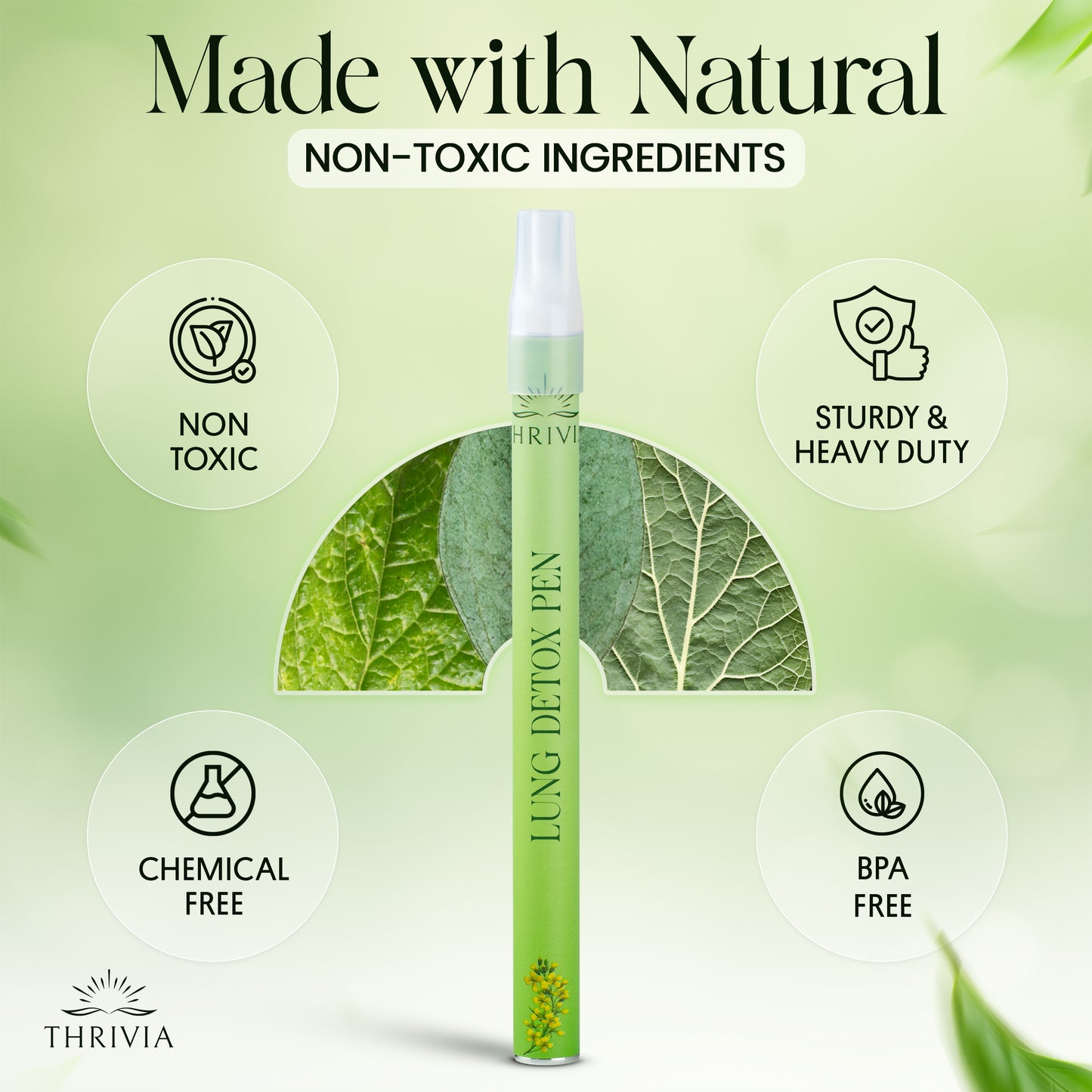 Thrivia Herbal Diffuser Pen - Lung Detox Pen