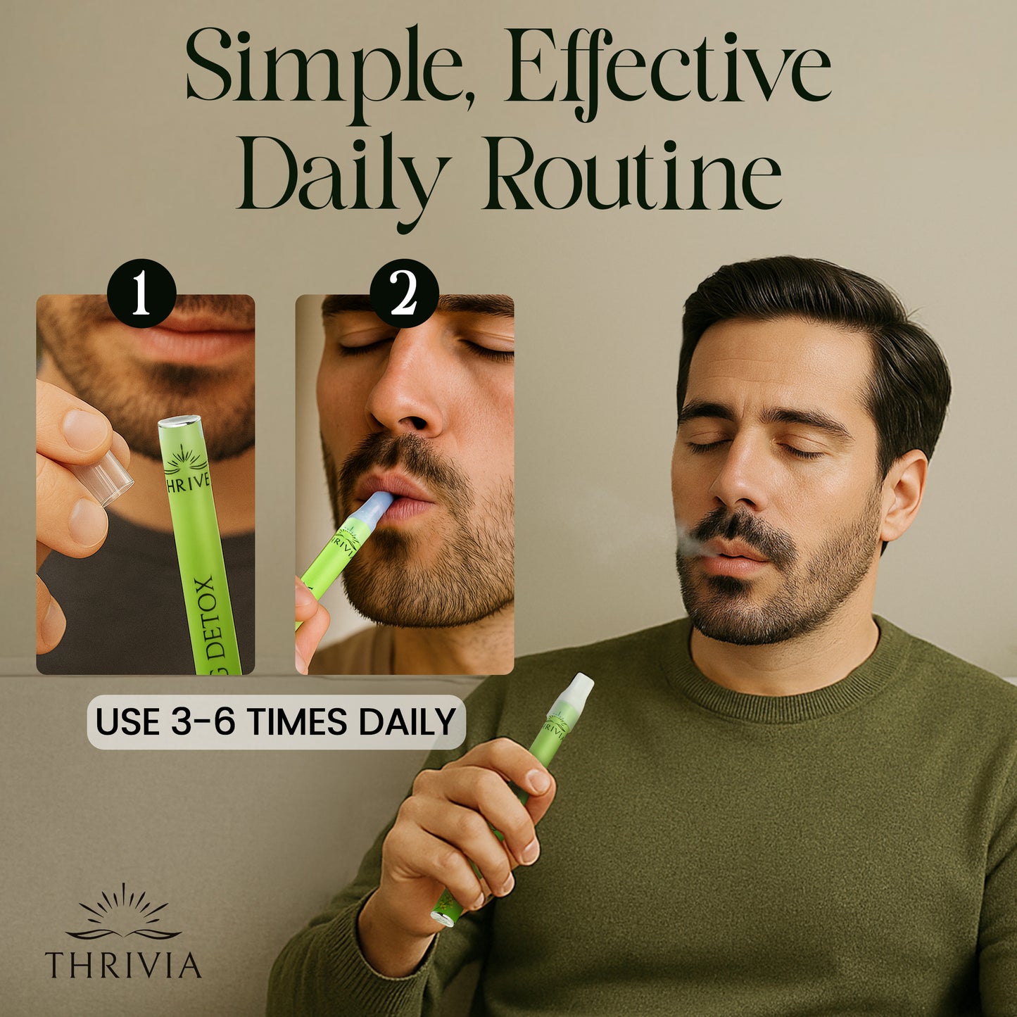 Thrivia Herbal Diffuser Pen - Lung Detox Pen